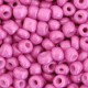 Glas rocailles kralen 6/0 (4mm) Raspberry pink